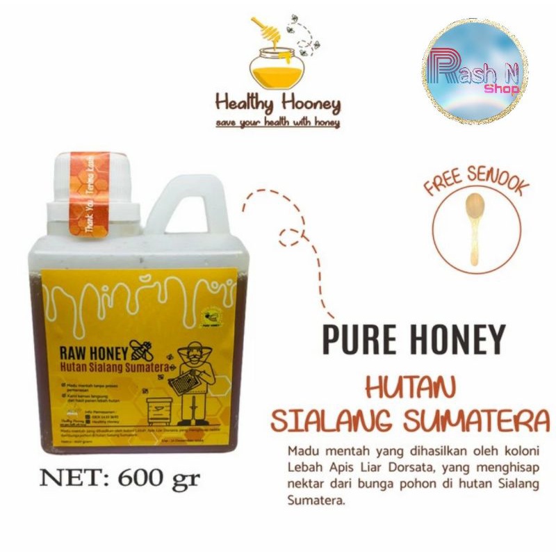 

Madu Kesehatan Madu Hutan Murni Mentah Asli Healthy Honey Sialang Sumatera Asli 600 gram