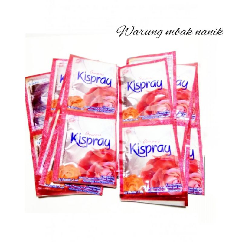 paket hemat Kispray amoris merah Sachet 2Lusin isi24 pcs