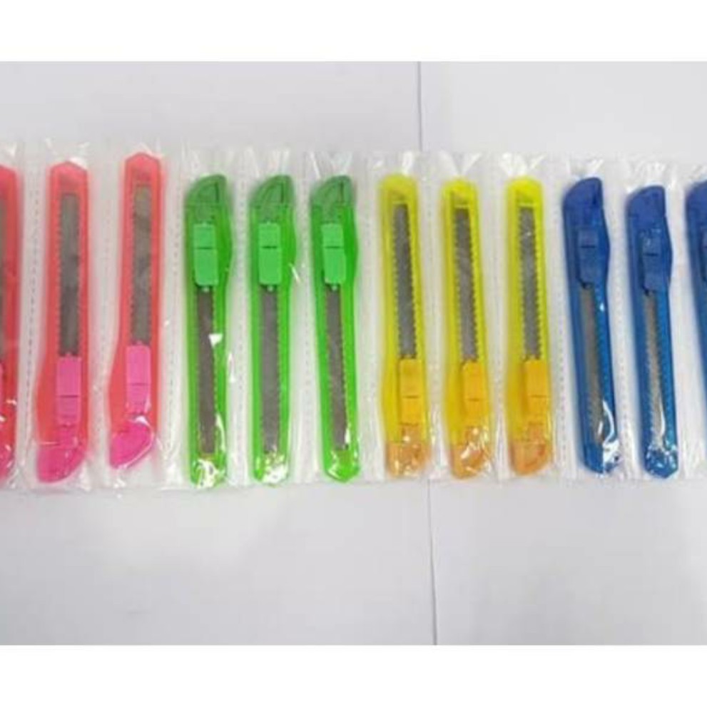 CUTTER KECIL ISI 12 PCS TERMURAH