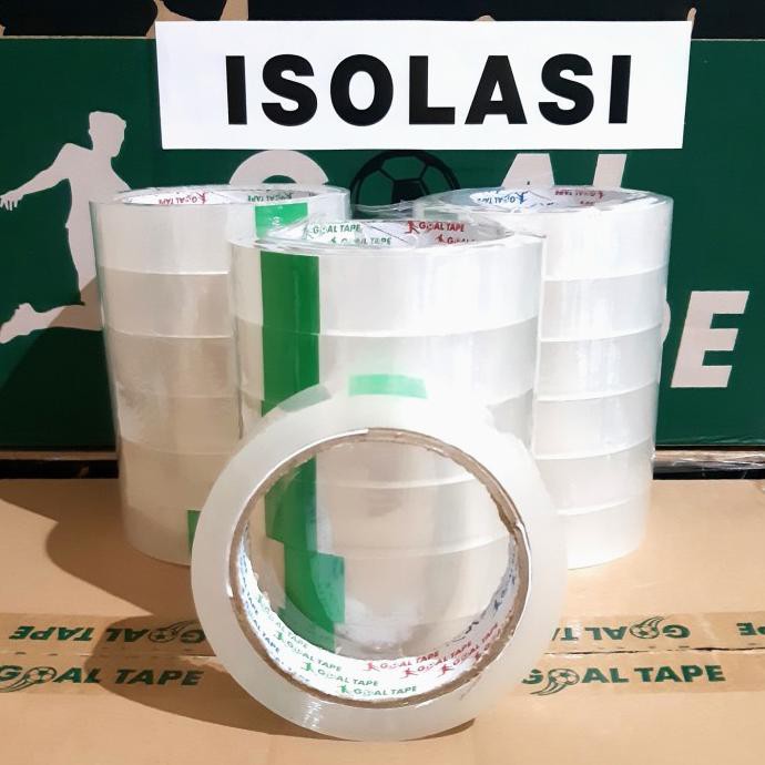 

Diskon ISOLASI MURAH 1" × 72 yard/ SOLASI/ LAKBAN 24MM/ ISOLATIP/ SELOTIP Diskon
