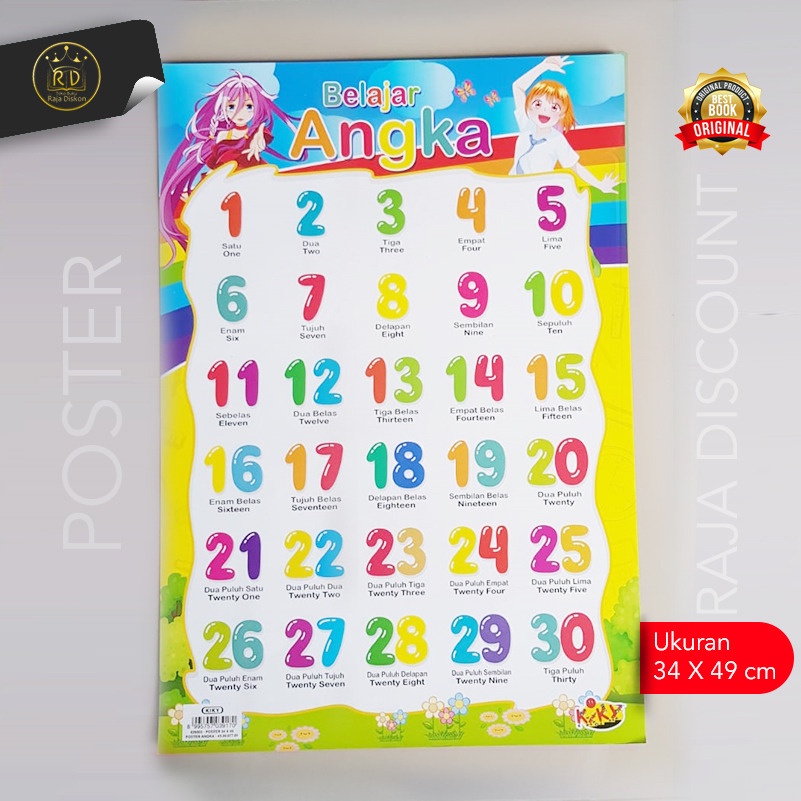 

Poster Belajar Angka