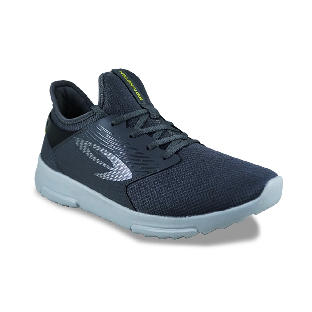 910 Nineten Kiva Sepatu Running - Abu / Kuning ( Vol 2 )-1