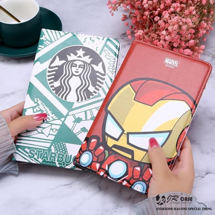 Samsung Tab A 8 A8 2019 SM-P205 With sPen Motif Gambar Anak Lucu Rotary 360" Flip Cover Flip Case