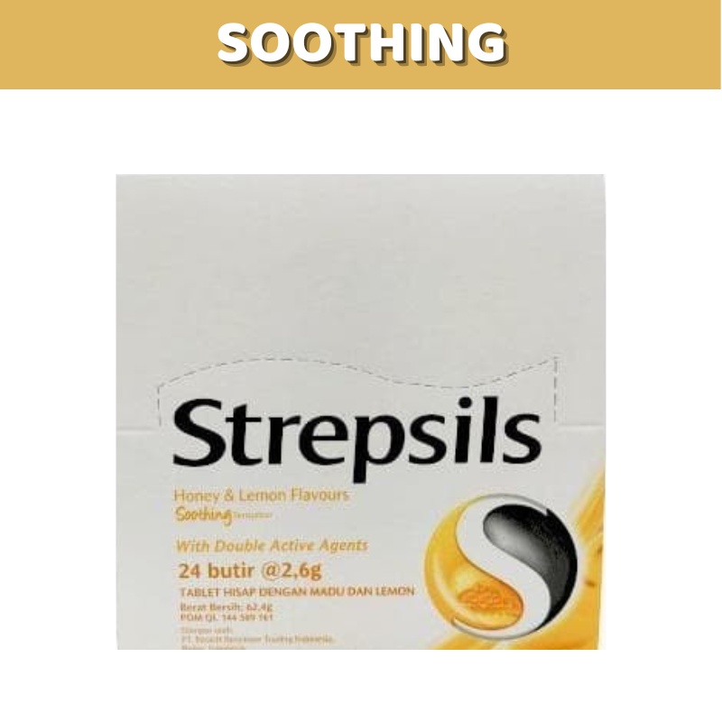 Strepsils Permen 1 Box Isi 24 Butir