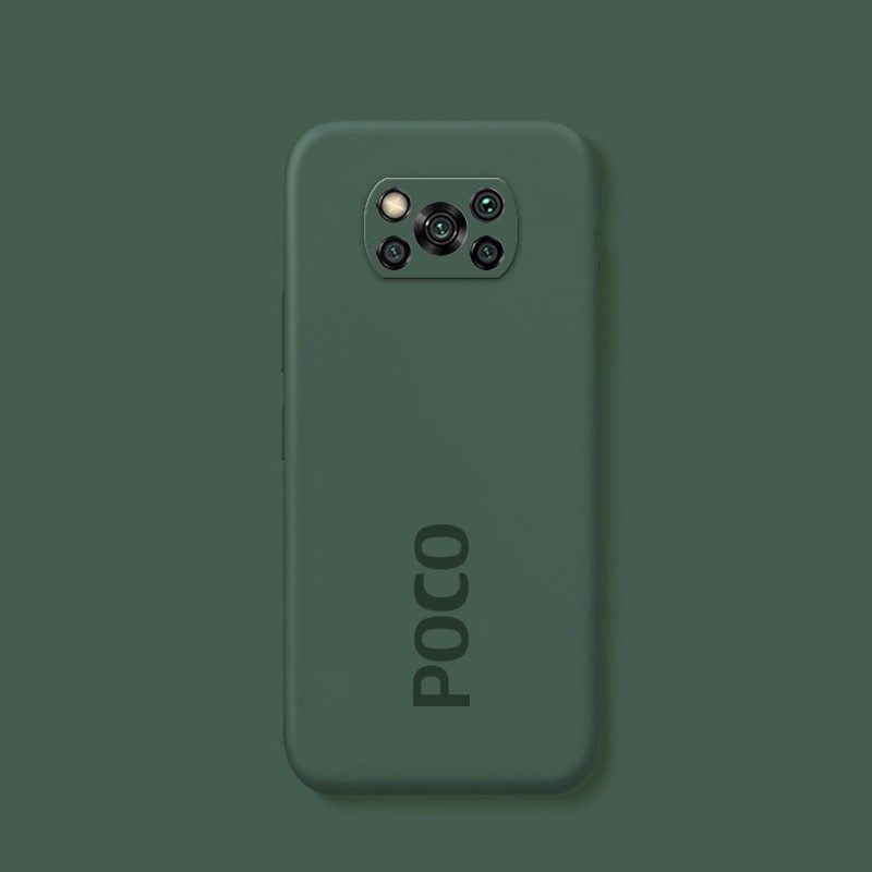 Casing Official Original Silicone Full Protection Soft Camera Protection Case Xiaomi Poco X3 NFC Pro Cover-6