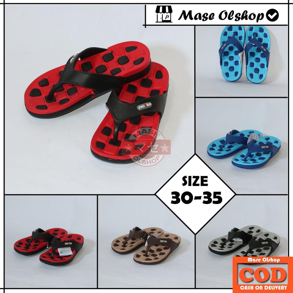 Sandal Jepit Anak Sandal Karet Porto 610B