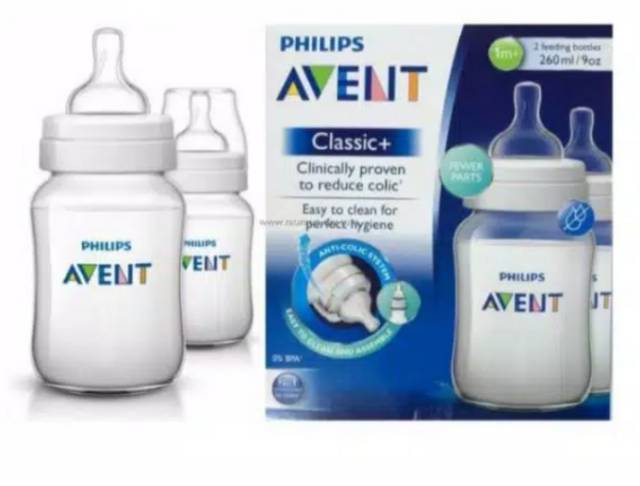 Botol Susu Philips Avent Twin Classic + 125ml /260ml