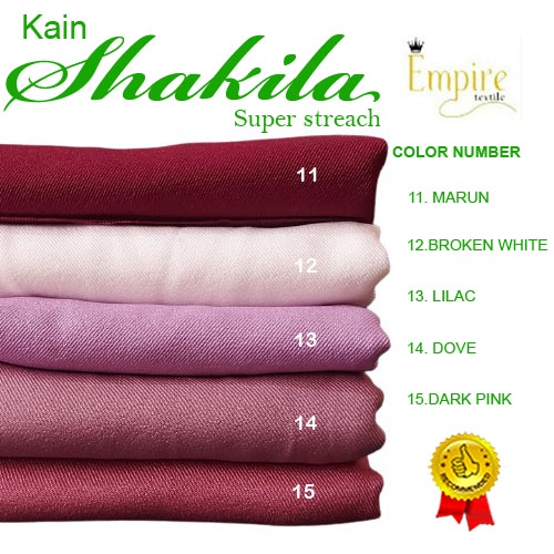 Kain Shakila Senorita Streach Harga Per 0.5 mtr