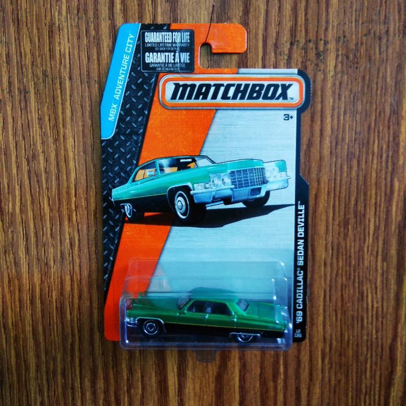 Matchbox Sedan Candillac Deville Green