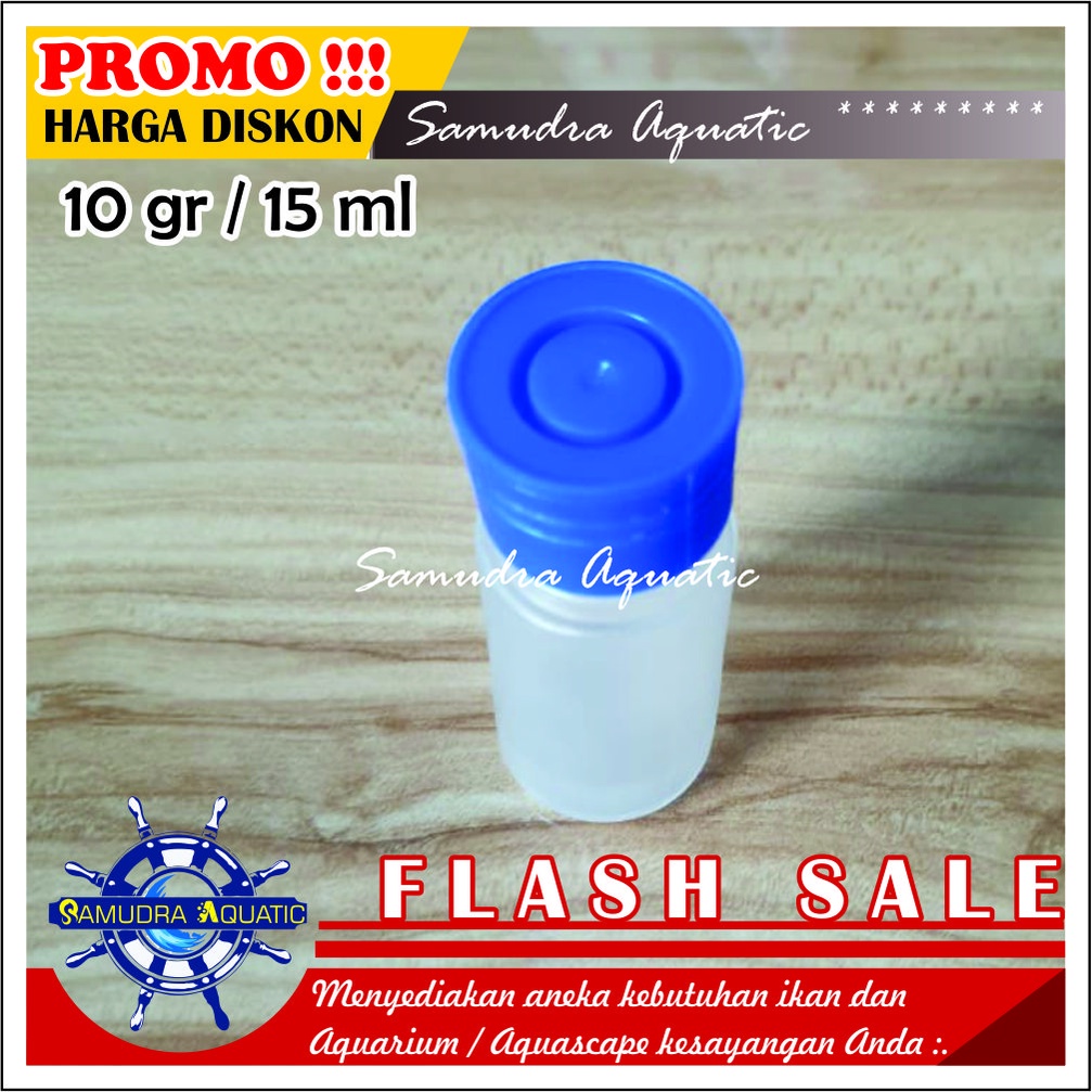 Botol Repack 10gr / 15 ml, Botol Plastik Kemasan Kosong