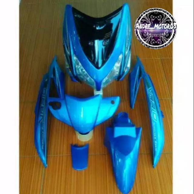 Full cover body halus + reflektor lampu depan Honda Vario 110 karbu old