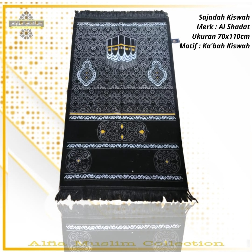 Sajadah Kiswah Ukuran 70 x 110 Made in Turkiye / Sejadah Kiswah / Sajadah al shadat