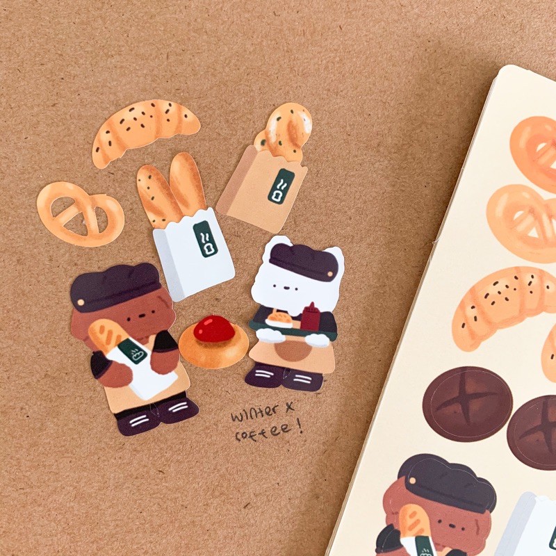 BAKERY STICKER SET