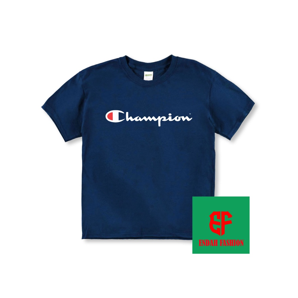 Kaos Baju Anak Champion Logo