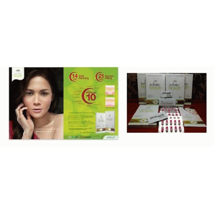 PROMO  14 hari kulit cerah, PUTIH, kencang- Nutrafor White Beauty 60 KAPSUL