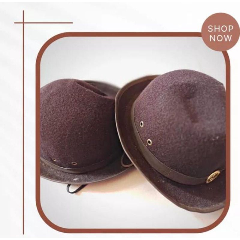 TM | BARET PENGGALANG | TOPI PRAMUKA PEREMPUAN PENGGALANG | TOPI BONI | TOPI PRAMUKA | PENGGALANG | 