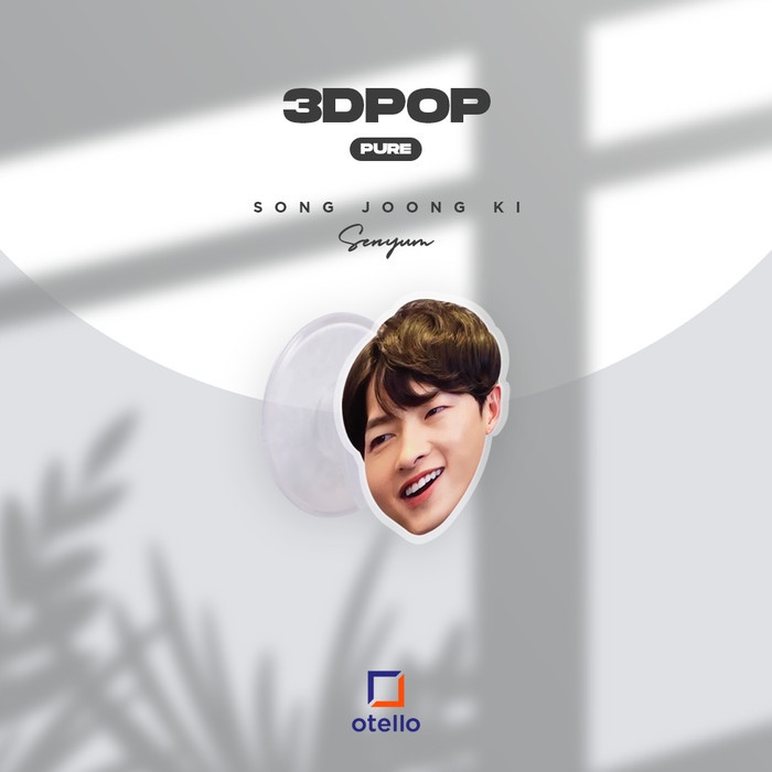 Griptok Acrylic Song Joong Ki 3D Pure Pop Reusable Phone Grip Premium Socket Popstand Akrilik