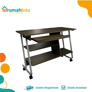 Meja Komputer Minimalis Rangka Besi - IRK