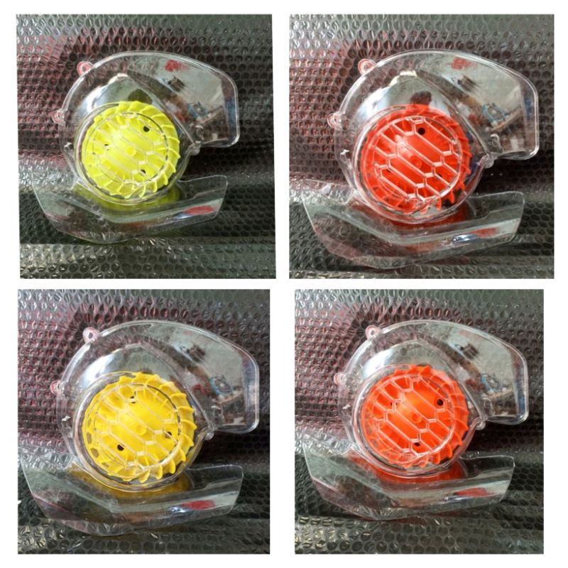 tutup cover kipas transparan+kipas warna fazzio saoul gt 125 mio m3 125 mio gear 125