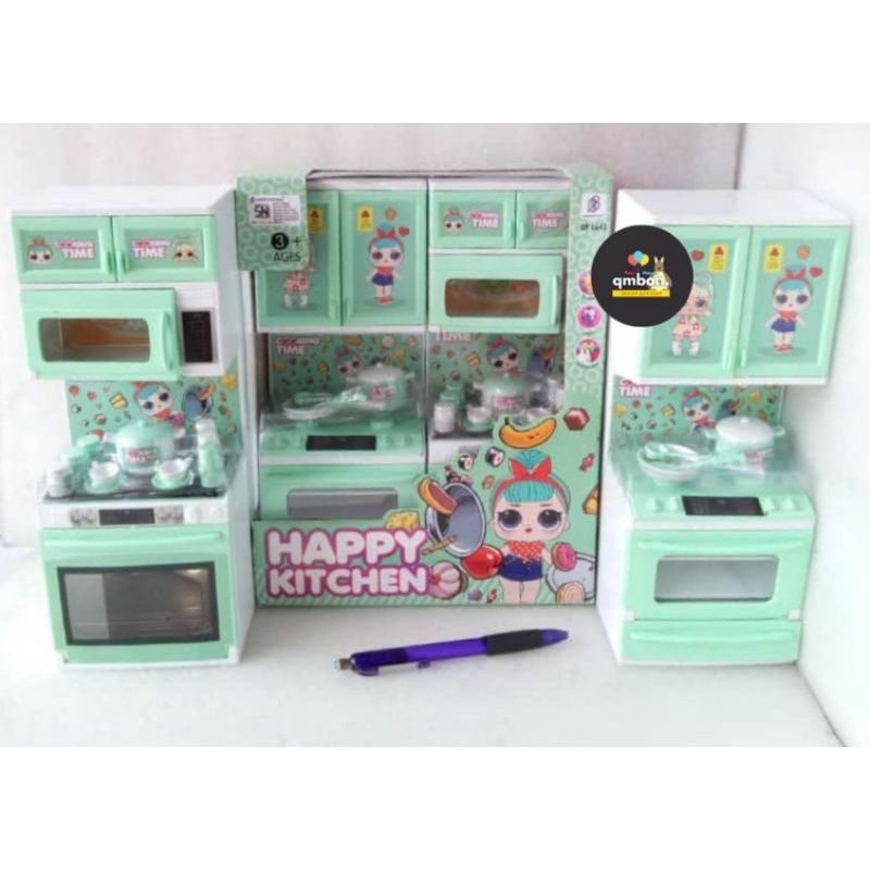 Mainan Anak Perempuan Happy Kitchen Masak Masakan Cooking Play Set-7