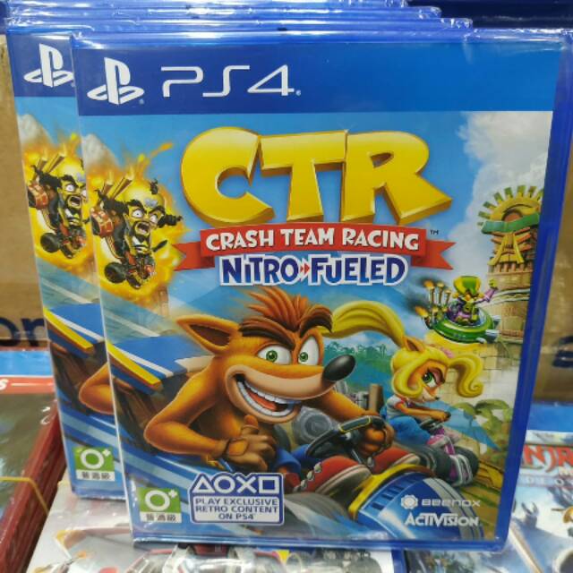 PS4 CTR CRASH TEAM RACING NITRO FUELED