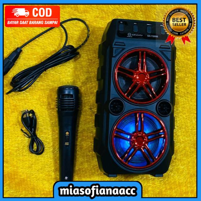 (COD) SPEAKER BLUETOOTH SX Y2006 BONUS MIC BISA COD