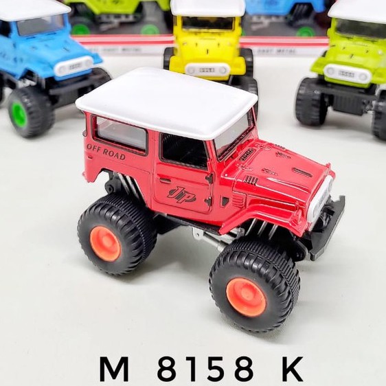 Diecast Mobil Jeep Offroad Metal - Miniatur Mobil Jeep Offroad Metal