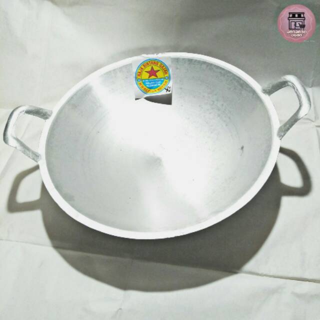 Wajan 40 cm penggorengan tebal aluminium