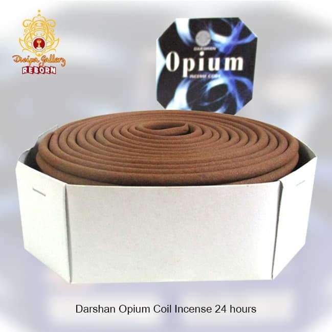 Dupa/ Hio Lingkar Wangi Harum &quot;Darshan&quot; Opium Coil Incense 24 hours