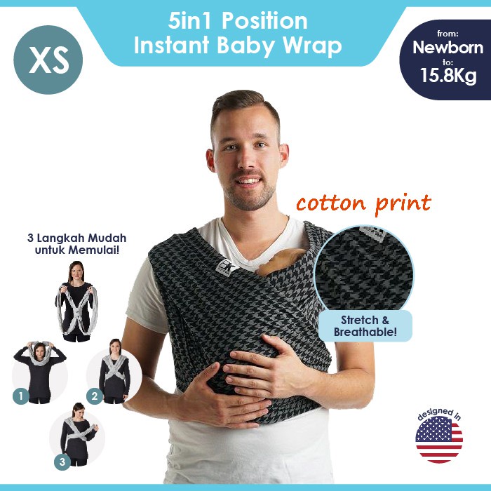 BABY CARRIER KTAN PRINT XS (GENDONGAN)