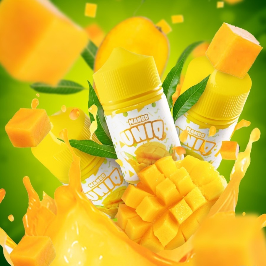 UNIQ SERIES 60ML 3MG APPLE HONEYDEW MANGO GRAPE AUTHENTIC