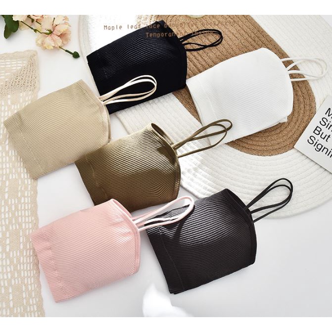 BV.ID BR708 BRA BH WANITA TANPA KAWAT BAHAN HALUS PAKAIAN WANITA FASHION BRA PANTAI