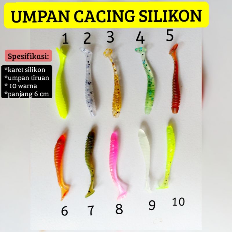 Soflure Paddle Tail (softlure Tiruan)