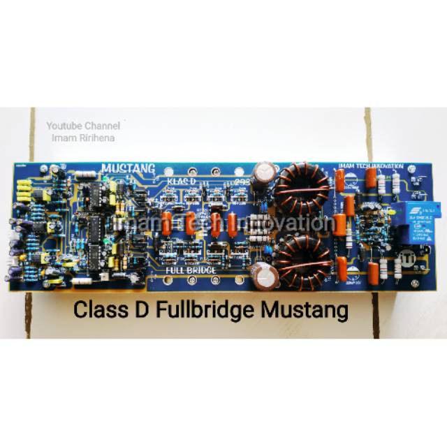 Power Amplifier Class D Fullbridge Mustang 8Fet Kit