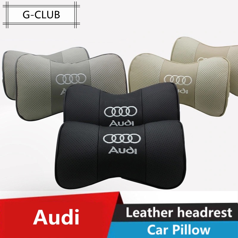 G-club Bantal Sandaran Kepala Bahan Kulit breathable Untuk Mobil Audi