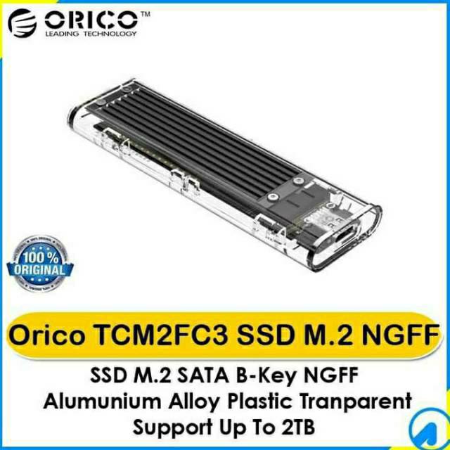 Orico Casing SSD M.2 NGFF/Enclosure SSD M.2 TCM2F-C3