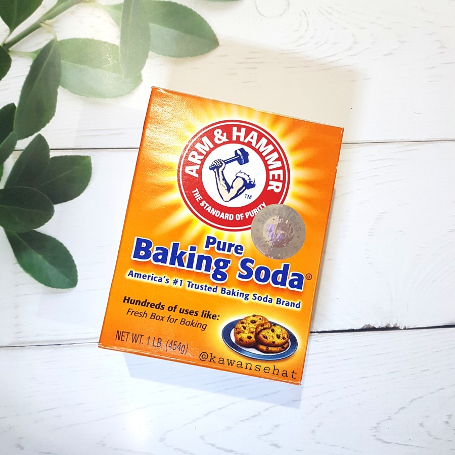 

Pure Baking Soda Arm & Hammer USA 454gr | Soda Kue