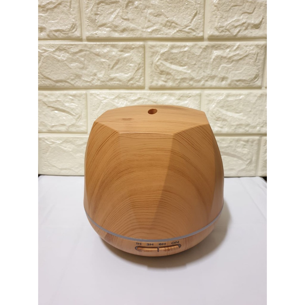 Humidifier Wooden Octagon Aroma Diffuser Ultrasonic Aroma 7 Color