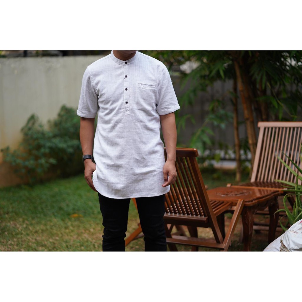 Baju Kurta Pakistan Pria Lengan Pendek