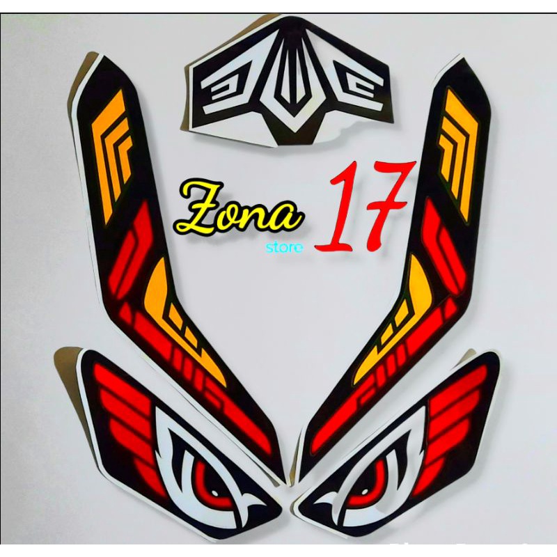 stiker variasi lampu vario new 125 150