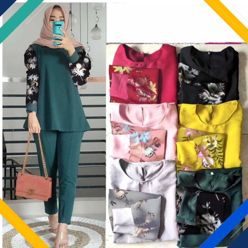 Caylin Set Ijobotol Kekinian Gamis 0152 Premium UBQ Baju Gamis Wanita Terbaru