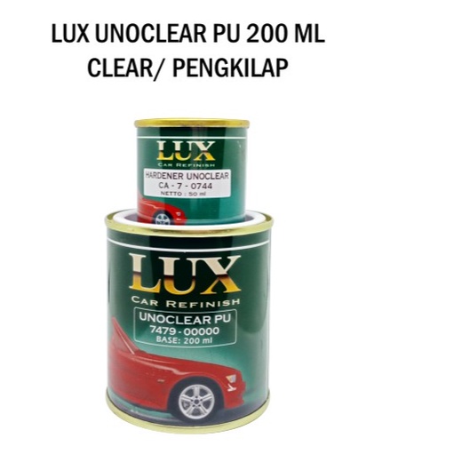 CLEAR GLOSS LUX 250ml - clear motor - clear gloss - clear penta super gloss- clear mobil - clear cat mobil - clear lux