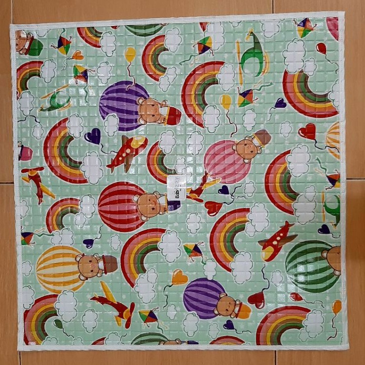 PERLAK BAYI/ALAS OMPOL BAYI MOTIF JAHIT PINGGIR UKURAN 50 X 50 CM