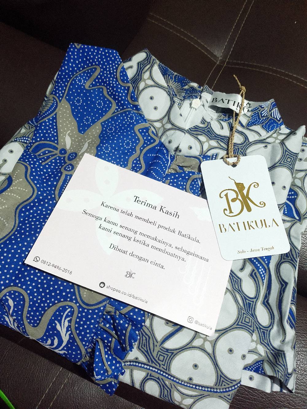 Nadira Tunik Batik Kerja Kantor Wanita