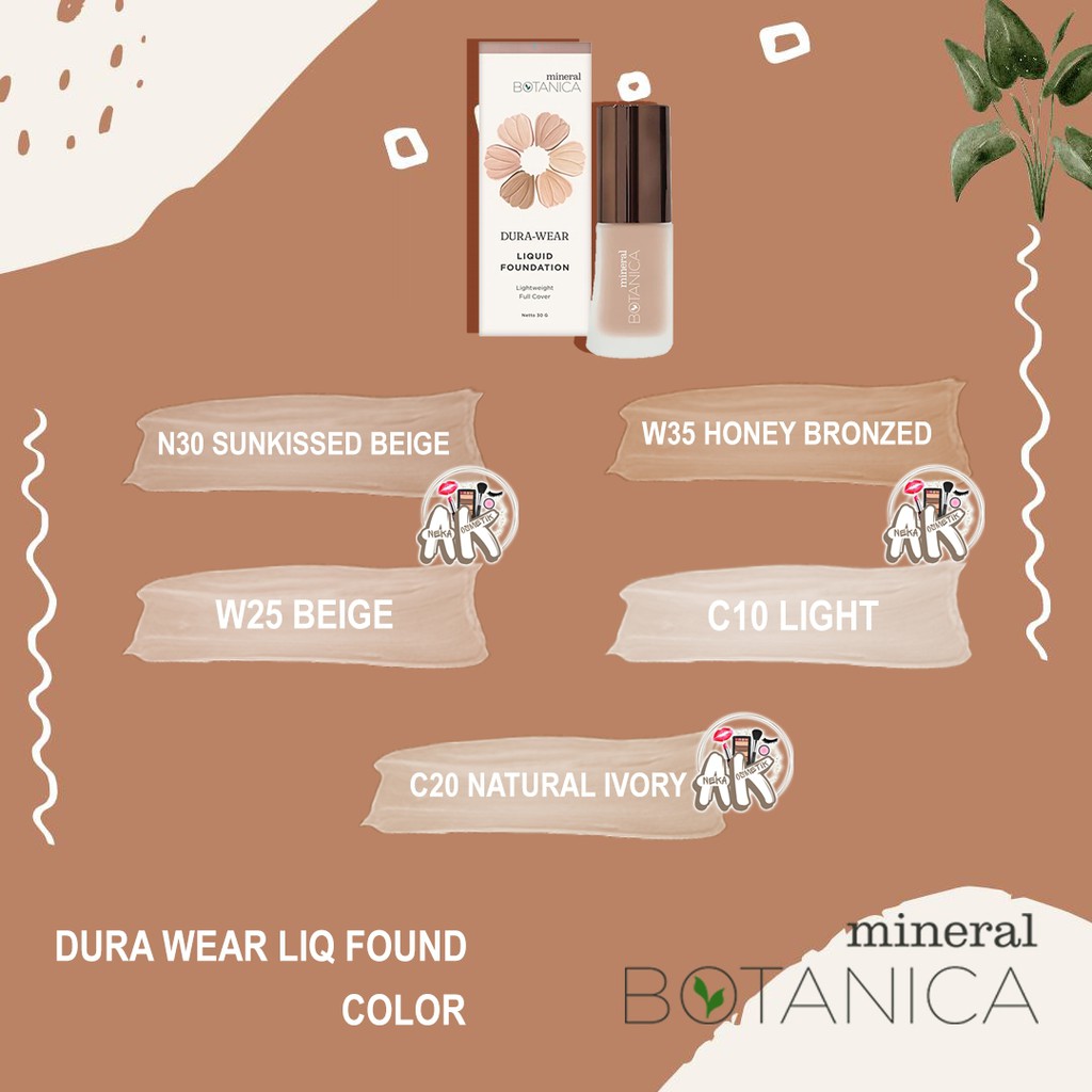 Mineral Botanica Decorative Series (Eyebrow, Eyeliner, Mascara,)