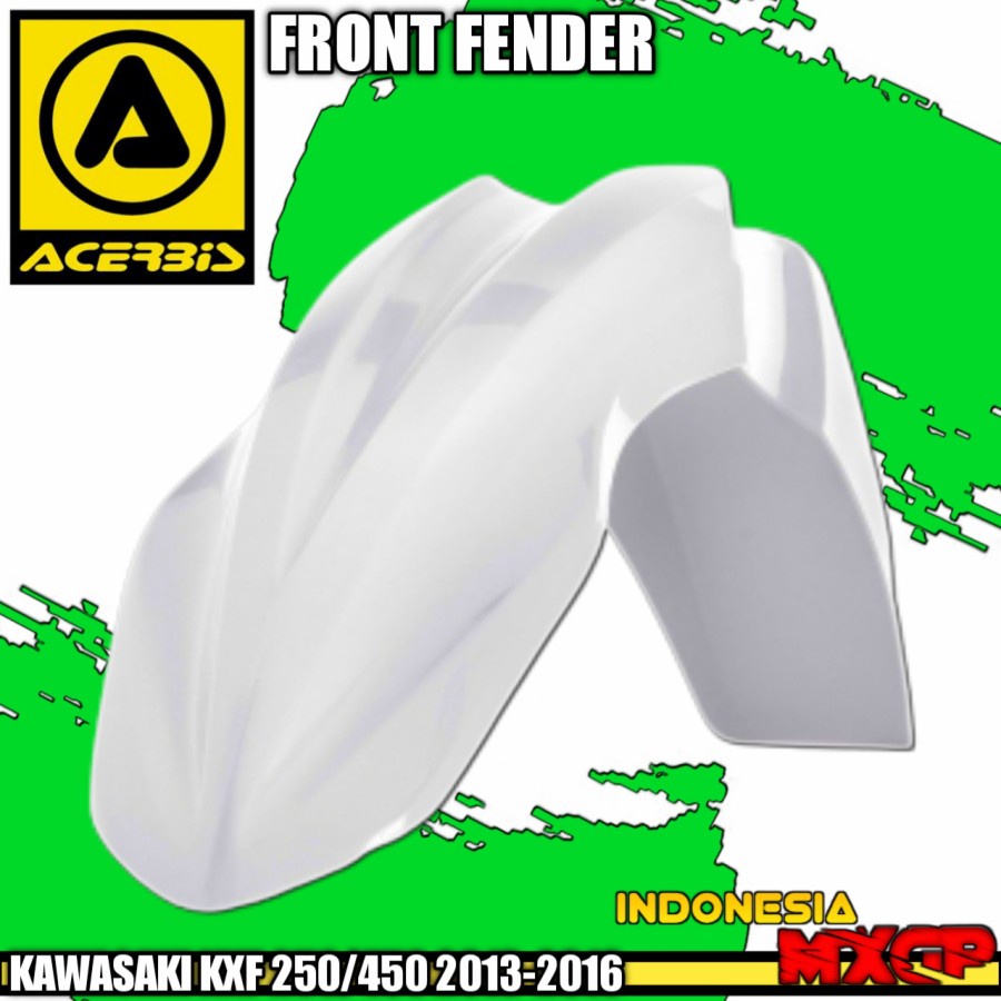 KAWASAKI KX - KXF 250 450 F 2013 2014 2015 2016 - ACERBIS Front Fender Cover - Spakbor Depan Supermo