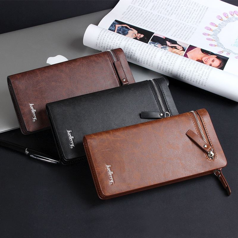 (COD) Vyctoria VOS357 Dompet Panjang Pria Baellerry Terbaru Man Wallet Import