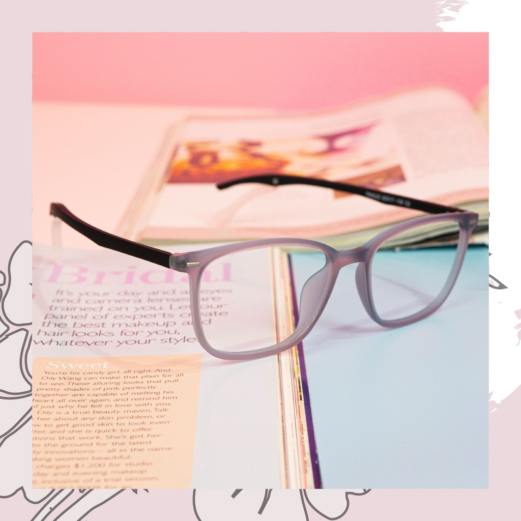 Kacamata Photocromic Anti radiasi Gratis Lensa Minus (TR8025)