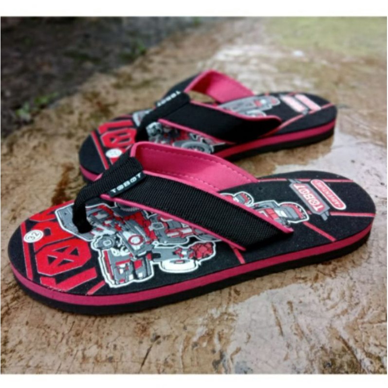 Arkn-SandaL CasuaL Anak Laki-Laki Motip TOBOT