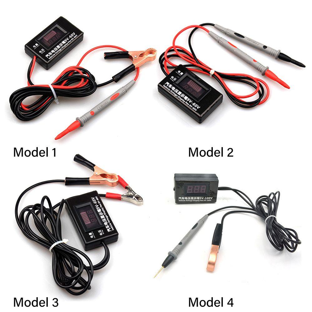Top Otomotif LCD Digital Circuit Tester Tahan Lama 9-60V Pengukuran Yang Tepat Pemindai Sirkuit Power Probe